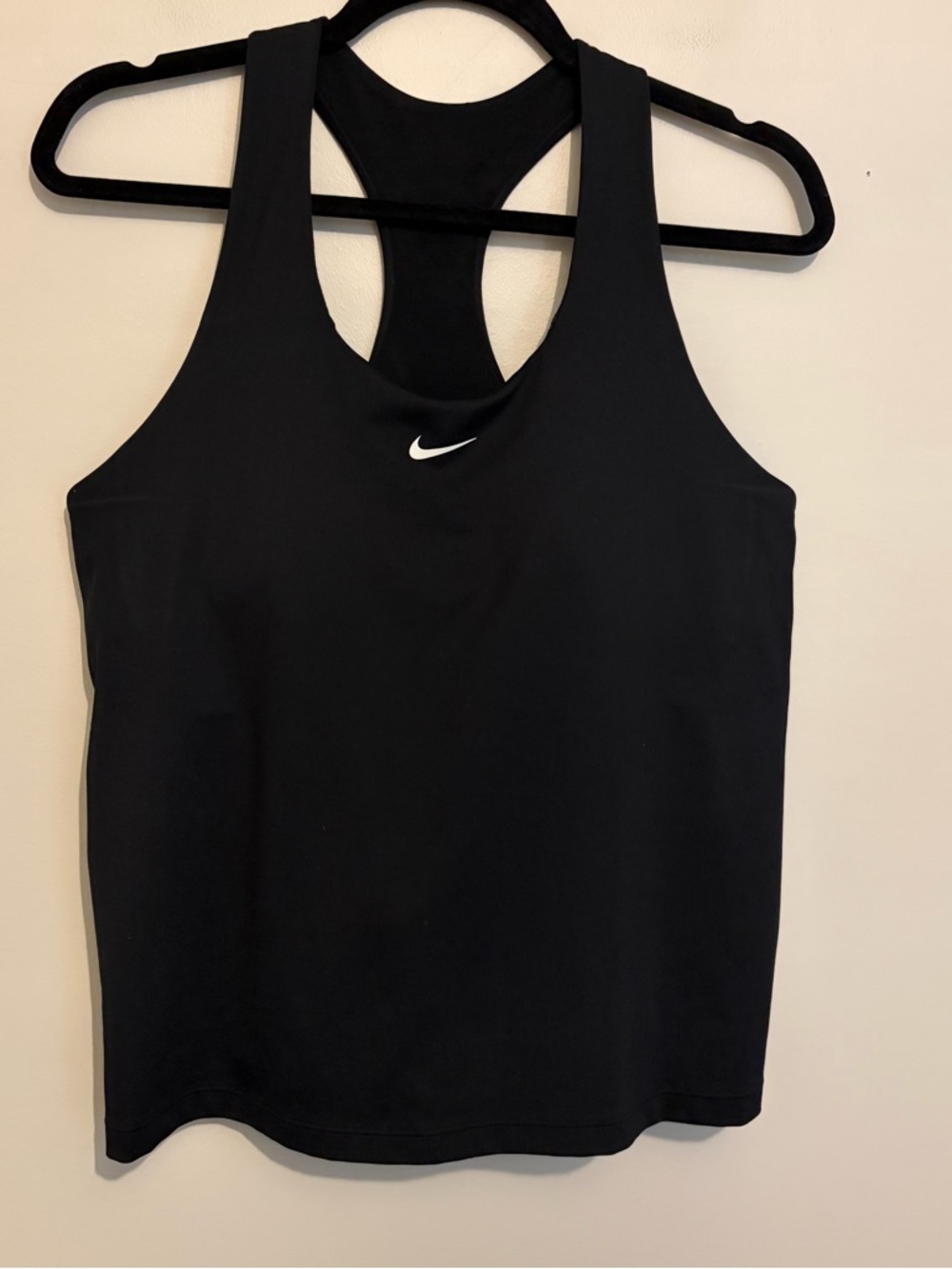 Nike Drifit Black Lined Bra Tank Top Sz XL X-Large
